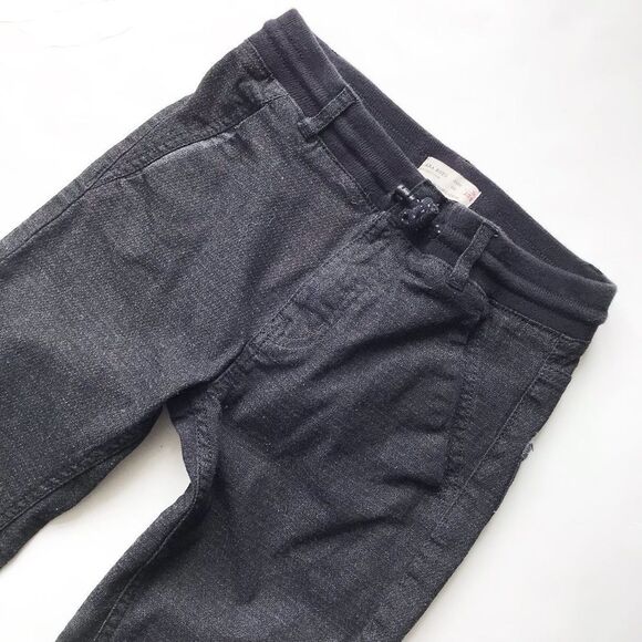 Zara boys black skinny pull up jeans EUC 9Y - Picture 2 of 6